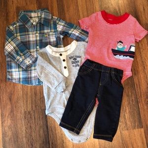 💥3/$10- Carters Lot Boys Outfits